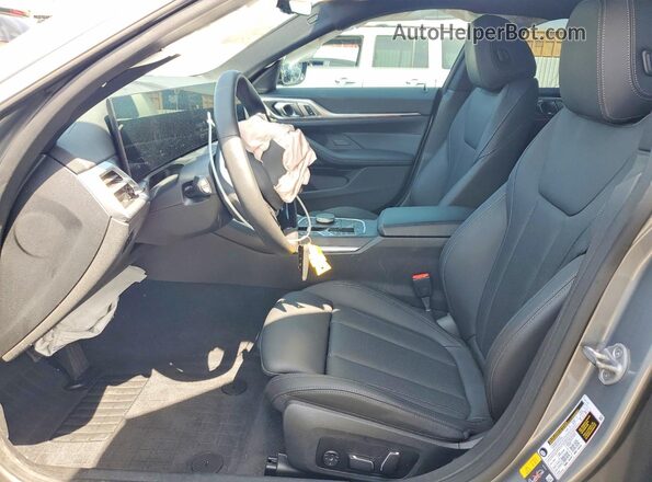 WBY23HD06SFU15850 2025 BMW I4 Gray წინა სალონის ხედი