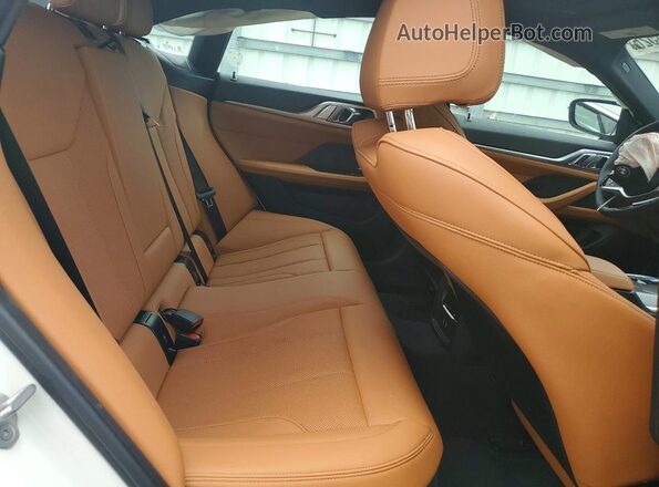 WBY23HD06SFV61214 2025 BMW I4 White Rear seats view