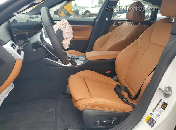 WBY23HD06SFV61214 2025 BMW I4 White Front interior view