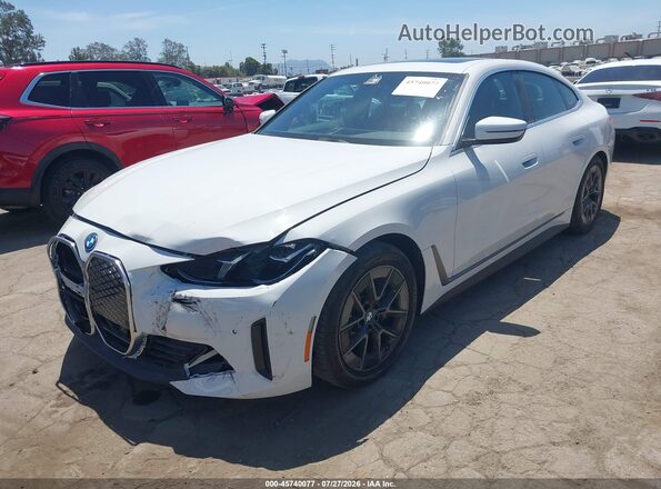 WBY23HD08SFT98632 2025 BMW I4 Белый Передняя левая четверть