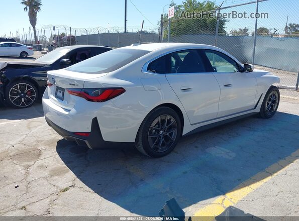 WBY23HD0XSFV77206 2025 BMW I4 White უკანა მარჯვენა