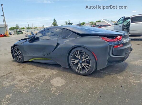 WBY2Z2C32HV676575 2017 BMW I8 Black Հետևի ձախ