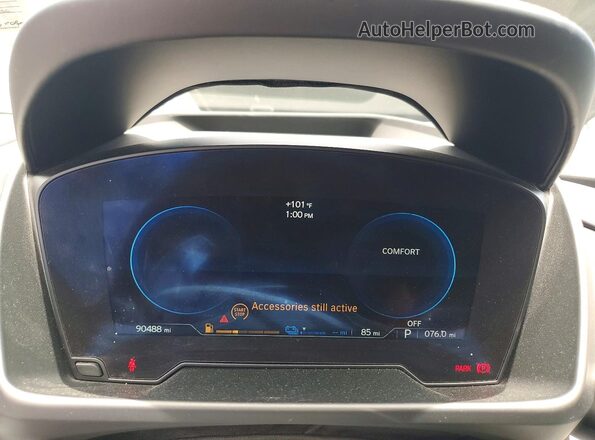 WBY2Z2C32HV676575 2017 BMW I8 Black Սարքավորումների վահանակի տեսք
