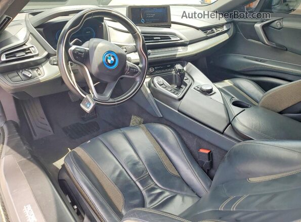 WBY2Z2C32HV676575 2017 BMW I8 Black Առջևի վահանակի տեսք
