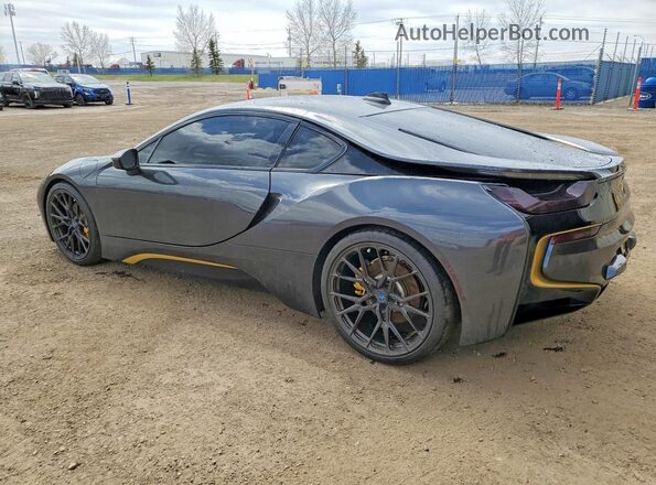 WBY2Z2C59GV676072 2016 BMW I8 Charcoal Rear left