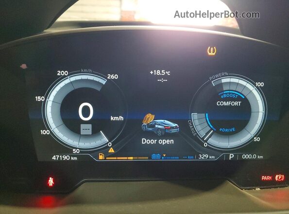 WBY2Z2C59GV676072 2016 BMW I8 Charcoal Instrument cluster view