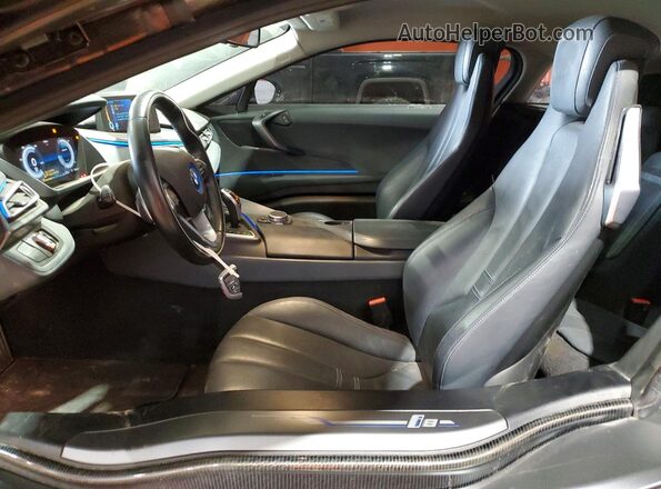 WBY2Z2C59GV676072 2016 BMW I8 Charcoal Front interior view