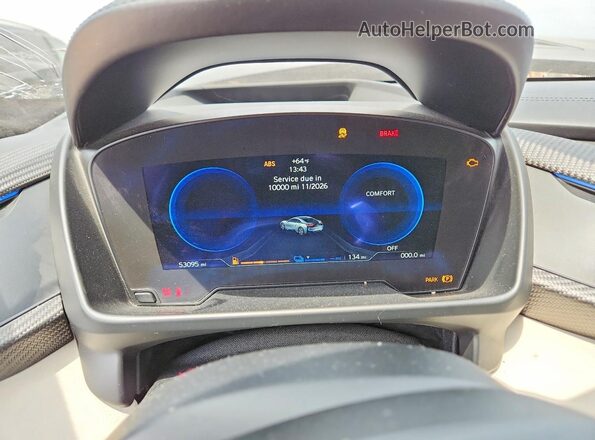 WBY2Z4C54K7F08271 2019 BMW I8 Серый Вид щитка приборов
