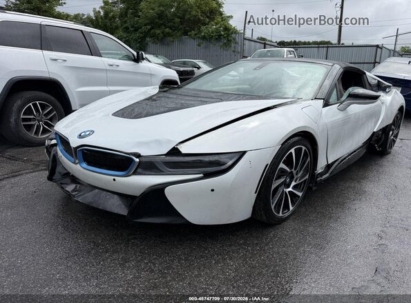 WBY2Z6C51KVG98151 2019 BMW I8 White Vista tres cuartos delantera izquierda