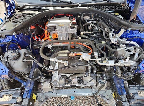 WBY33AW00PFN82396 2023 BMW I4 Синий Вид задней части салона