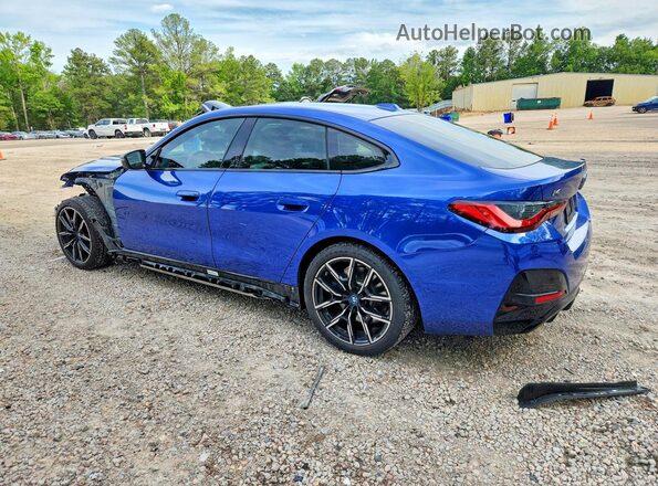 WBY33AW00PFN82396 2023 BMW I4 Синий Задняя левая четверть