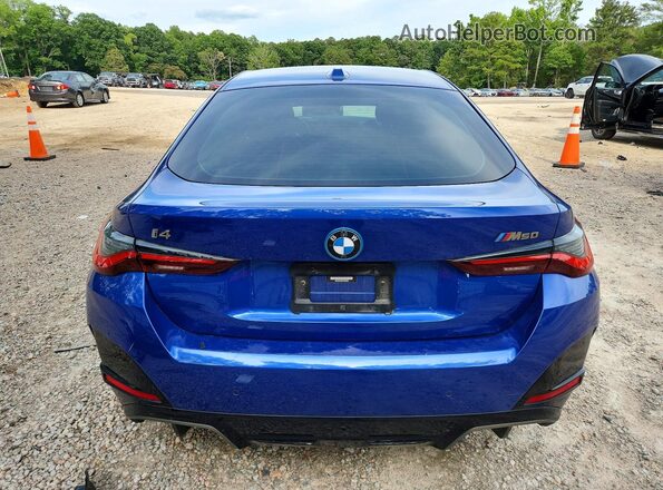 WBY33AW00PFN82396 2023 BMW I4 Синий Вид сзади
