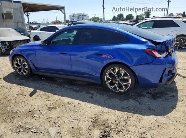 WBY33AW03RFR75330 2024 BMW I4 Blue Rear left