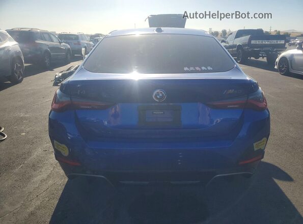 WBY33AW06PFN54795 2023 BMW I4 Blue Widok z tyłu