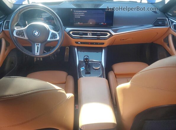 WBY33AW06PFN54795 2023 BMW I4 Blue Widok deski rozdzielczej