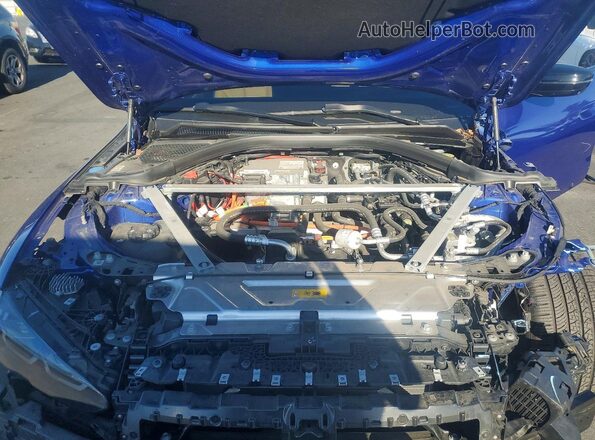 WBY33AW06PFN54795 2023 BMW I4 Blue Widok wnętrza z tyłu