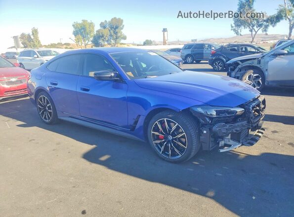 WBY33AW06PFN54795 2023 BMW I4 Blue Przód prawy