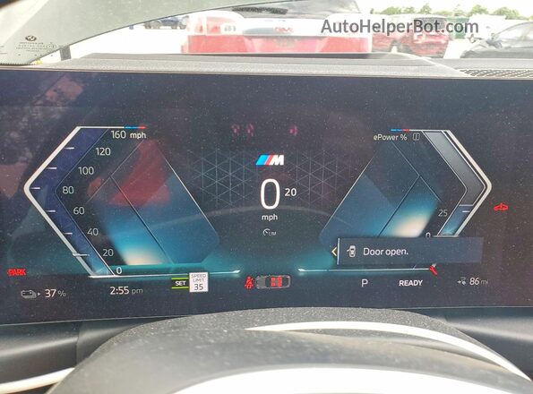 WBY33AW06PFN77994 2023 BMW I4 Green Widok zestawu wskaźników