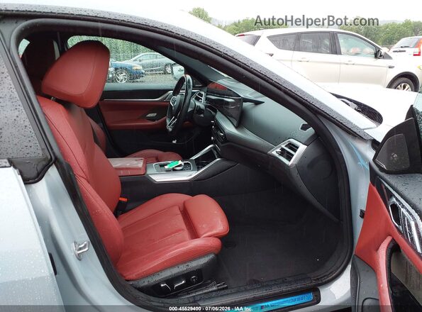 WBY33HD03SFU35333 2025 BMW I4 Gray Вид салону спереду