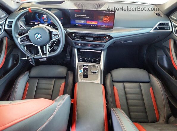 WBY33HD06SFT96110 2025 BMW I4 Gray Vista del salpicadero