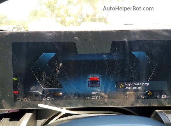 WBY33HG0XTCV93246 2026 BMW OTHER Blue Vista del cuadro de instrumentos