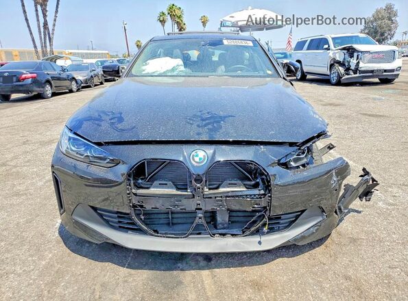 WBY43AW03RFT38250 2024 BMW I4 Black Вид спереду