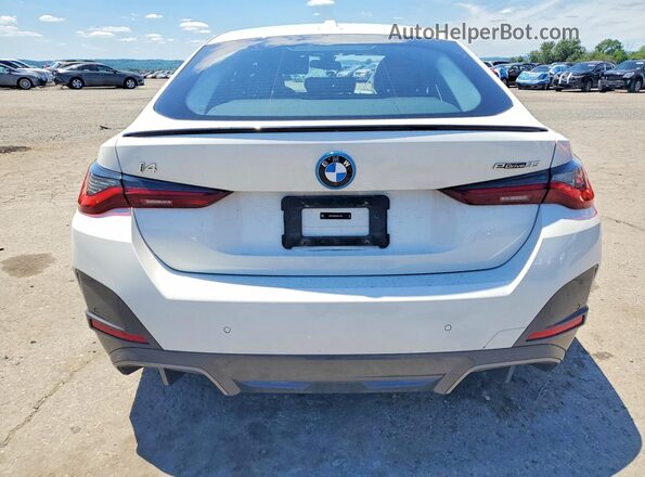 WBY43AW04RFR71887 2024 BMW I4 White Rear view