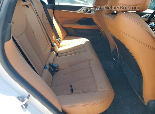 WBY43AW04RFR71887 2024 BMW I4 White Rear seats view