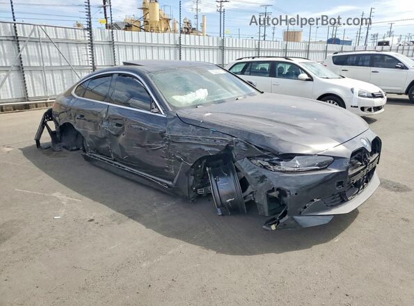 WBY43AW05RFS37324 2024 BMW I4 Black Przód prawy