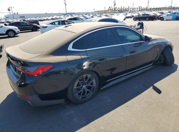 WBY43AW07RFS49281 2024 BMW I4 Черный Задняя правая четверть