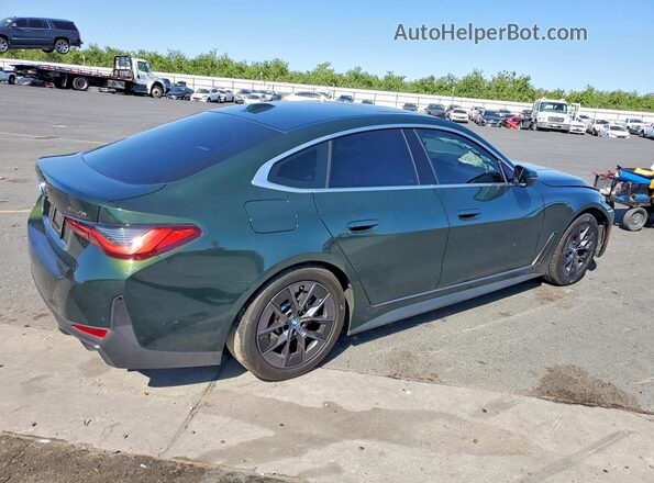 WBY43AW08RFR99126 2024 BMW I4 Green Задня права чверть