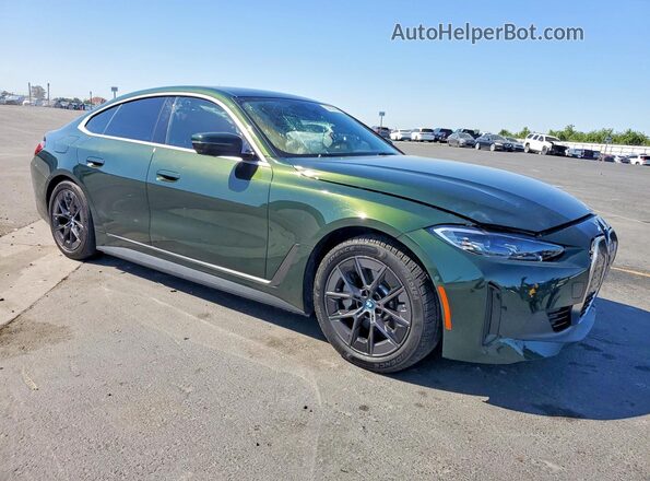 WBY43AW08RFR99126 2024 BMW I4 Green Передня права чверть