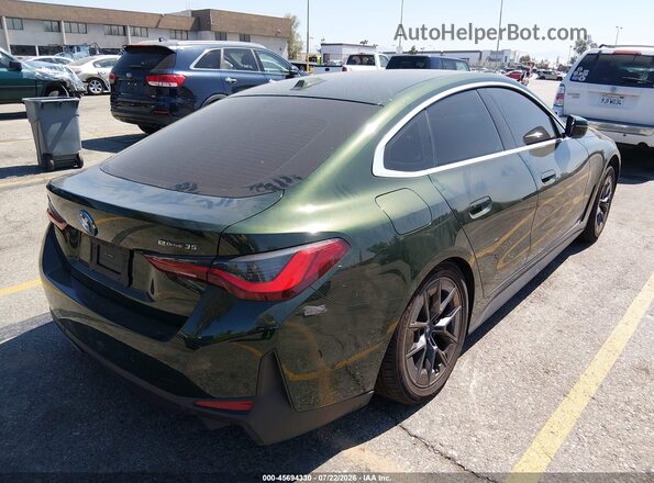 WBY43AW09RFT05771 2024 BMW I4 Зеленый Задняя правая четверть