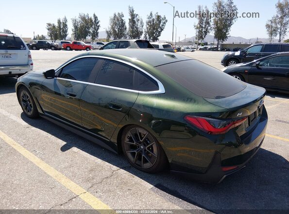 WBY43AW09RFT05771 2024 BMW I4 Зеленый Задняя левая четверть
