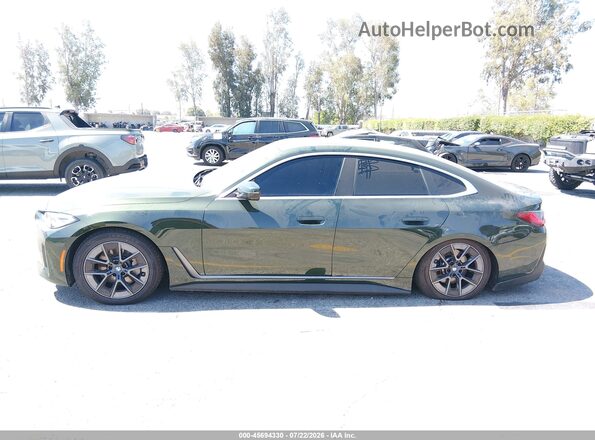 WBY43AW09RFT05771 2024 BMW I4 Зеленый Панорамный вид салона 360°