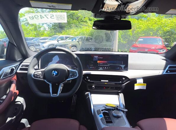 WBY43HD02TFW50837 2026 BMW I4 Black Widok zestawu wskaźników