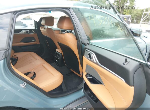 WBY43HD04SFT94358 2025 BMW I4 Gray VIN კოდის სტიკერის ხედი