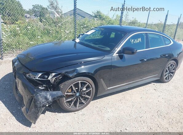 WBY43HD04SFU00630 2025 BMW I4 Black Vista tres cuartos delantera izquierda