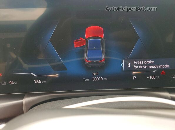 WBY43HD05TFW49911 2026 BMW I4 Black Widok zestawu wskaźników