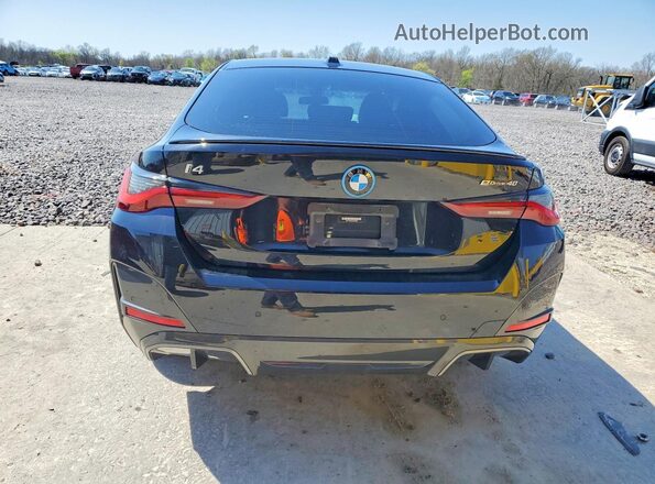 WBY73AW01NFM75985 2022 BMW I4 Black Вид ззаду