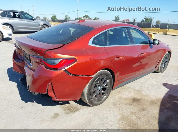 WBY73AW01PFR14900 2023 BMW I4 Orange უკანა მარჯვენა