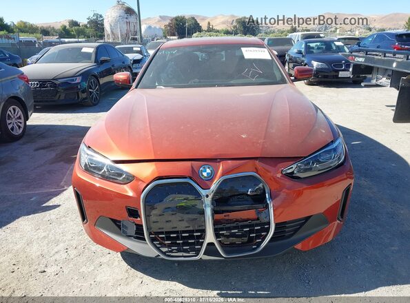 WBY73AW01PFR14900 2023 BMW I4 Orange ხელსაწყოთა პანელის ხედი