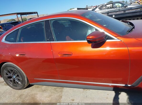 WBY73AW01PFR14900 2023 BMW I4 Orange უკანა სალონის ხედი