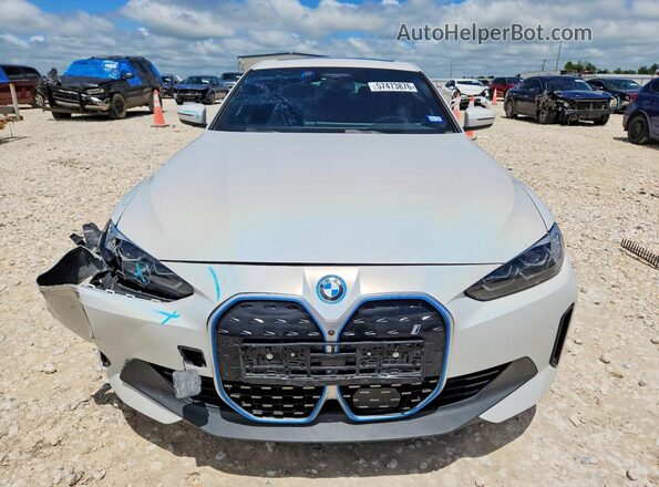WBY73AW02PFP85873 2023 BMW I4 White Front view