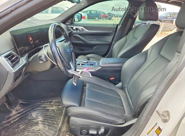 WBY73AW02PFP85873 2023 BMW I4 White Front interior view