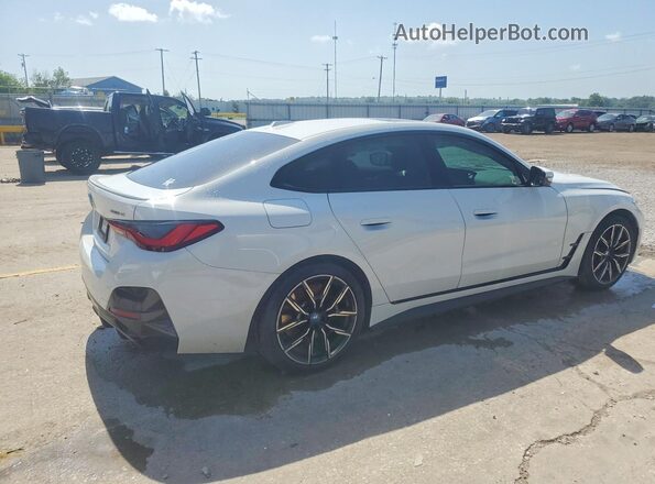WBY73AW05NFN16537 2022 BMW I4 Белый Задняя правая четверть