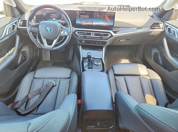 WBY73AW05PFN86882 2023 BMW I4 White Dashboard view