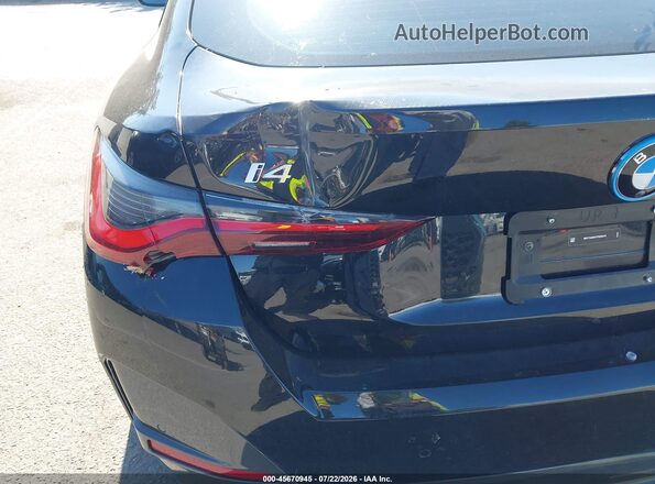 WBY73AW07PFR20474 2023 BMW I4 Black Դիմացի տեսք