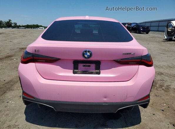 WBY73AW08RFS75434 2024 BMW I4 Pink Rear view