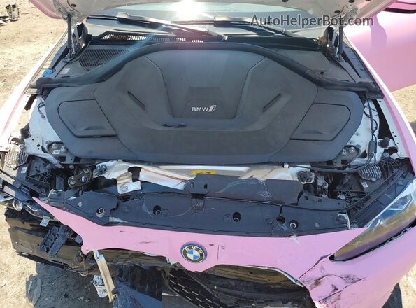 WBY73AW08RFS75434 2024 BMW I4 Pink Rear interior view